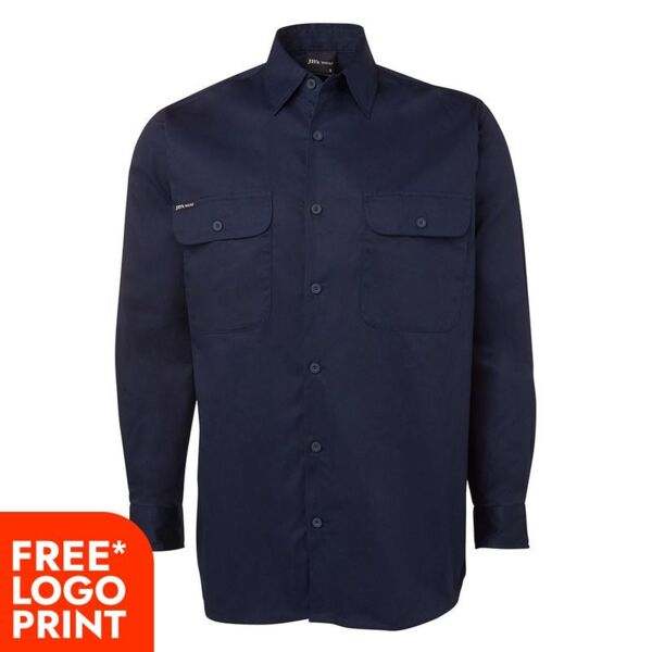 JB's Long Sleeve 150G Work Shirt Thumbnail